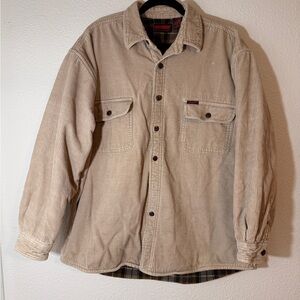 Wolverine Men's Tan Corduroy Shirt Jacket